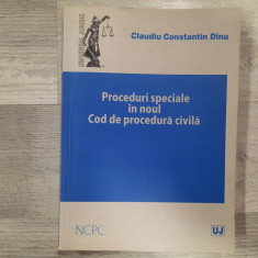 Proceduri speciale in noul Cod de procedura civila-Claudiu Const.Dinu