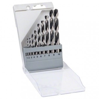 Bosch Set 10 burghie spirale HSS PointTeQ, D1-10mm - 3165140917667 foto