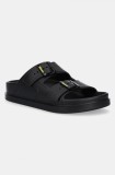 Blauer papuci NOMA femei, culoarea negru, S5NOMA03