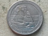 USA-QUARTER DOLLAR 2014 (Arches) (D), America de Nord