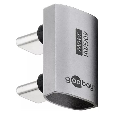 Adaptor USB-C3.1 mama - USB-C tata la 180 in forma de U Thunderbolt foto