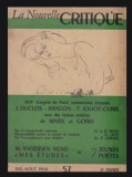 La Nouvelle Critique 1954 XIIIe congres du parti communiste francais