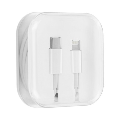 Cablu Date &amp;amp; Incarcare Tip C - Lightning (Alb) PD20W BOX foto