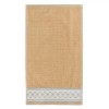Prosop Bucatarie Bej 60x35cm Bumbac, Poliester, Absorbție Ridicată, Model Border Tiles, Waffle