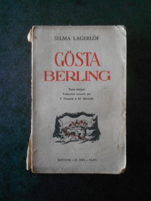 SELMA LAGERLOF - GOSTA BERLING (1940)