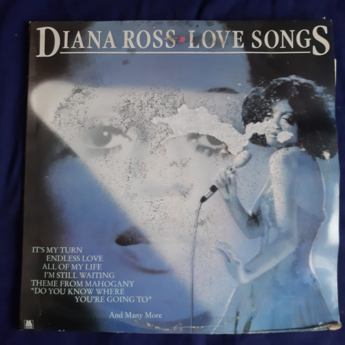 Diana Ross - Love Song _vinyl,LP_K-Tel, UK &amp; Irlanda, 1982 (coperta deteriorata)