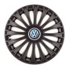 Set 4 Capace Roti, potrivite jantelor de R14, pentru Volkswagen, model dino Negru, Autohelix MSA
