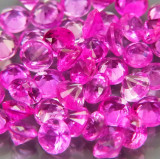~50 RUBINE NATURALE roz PENTRU ANTURAJ 2,2-2,5 mm , 3,29 ct. !