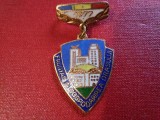Insigna fruntas in gospodarirea orasului 1977 R.S.R.