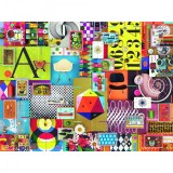 Puzzle Eames House Of Cards, 1500 Piese, Ravensburger
