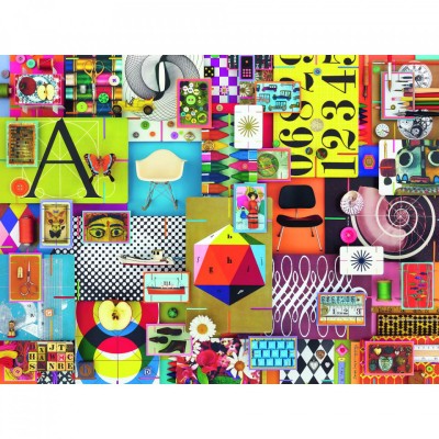 Puzzle Eames House Of Cards, 1500 Piese foto