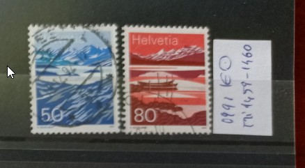 TS21 - Timbre serie Elvetia 1991 Mi1459