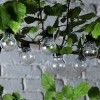 Ghirlanda luminoasa, LED, model Luca, 10 becuri, 380cm, incarcare solara, lumina alb rece Household NewTrend, Oem