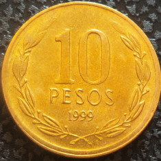 Moneda EXOTICA 10 PESOS - CHILE, anul 1999 *cod 3165 B = A.UNC