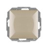 Intrerupator cap cruce Abex Perla WP-8P SA, incastrat, satin