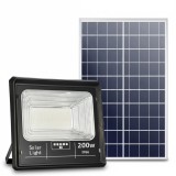 Proiector Solar 200w IP 66 cu panou solar