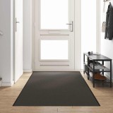 VidaXL Covoraș de ușă dreptunghiular, antracit, 120x350 cm