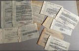 Anii 60 RPR Lot de 14 doc Uzina Reparatii Botosani / ing. Ludovic Reghenstreif