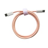 Cablu de Date Universal, Flippy, Incarcare Rapida, Type-C to Type-C Compatibil cu Telefon sau Tableta, Cablu de Incarcare Impletit din Nailon, 1 m, Ro