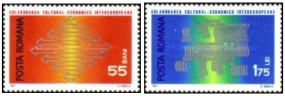 Romania 1971 - Colaborarea Cultural-Economică, serie neuzata foto