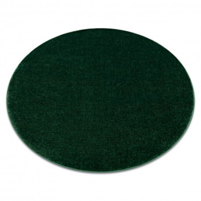 Covor SOFTY cerc culoare, solidă forest verde, cerc 200 cm foto