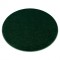 Covor SOFTY cerc culoare, solidă forest verde, cerc 150 cm