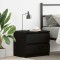 vidaXL Dulap de noapte Stejar negru 50 x 40 x 43.5 cm Lemn compozit 862611