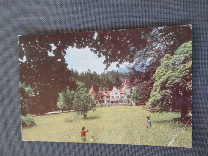 CPIB 23159 CARTE POSTALA - VEDERE DIN SINAIA, CIRCULATA, STAMPILA, TIMBRU