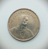 Moneda Elvetia 5 Franci 1970, Cupru-Nichel, KM#40a.1, Tiraj Mic - Colectie Numismatica