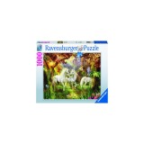 Puzzle Unicorni In Padure, 1000 Piese, Ravensburger
