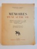 MEMOIRES D&#039;UNE AUTRE VIE par FRANCIS CARCO 1942