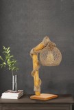 Cumpara ieftin Veioza Canata Natural 24x24x50 cm