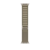Curea THD Alpine Loop, compatibila Apple Watch Ultra2 49 mm, Apple Watch 45 mm seria 9, Apple Watch SE 44 mm, marime universala, culoarea Olive