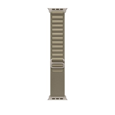 Curea THD Alpine Loop, compatibila Apple Watch Ultra2 49 mm, Apple Watch 45 mm seria 9, Apple Watch SE 44 mm, marime universala, culoarea Olive foto