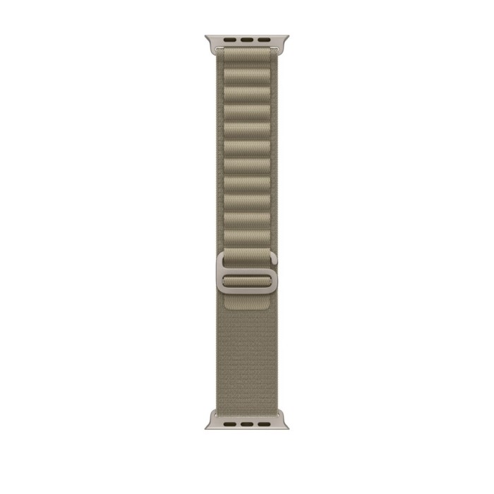 Curea THD Alpine Loop, compatibila Apple Watch Ultra2 49 mm, Apple Watch 45 mm seria 9, Apple Watch SE 44 mm, marime universala, culoarea Olive
