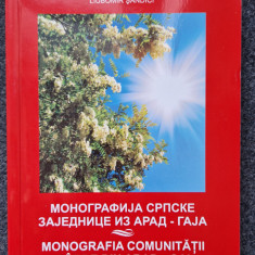 MONOGRAFIA COMUNITATII SARBE DIN ARAD - GAI - Liubomir Sandici