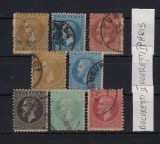 Carol I Paris, Bucuresti I si II 1872-1879 - 8 v. stampilate