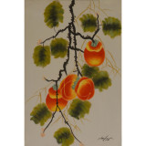 Ram de portocal- pictura in ulei PC-129, Flori, Miniatura