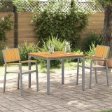 VidaXL Scaun pentru Grădină 2 pcs Maro 56 x 57 x 87cm