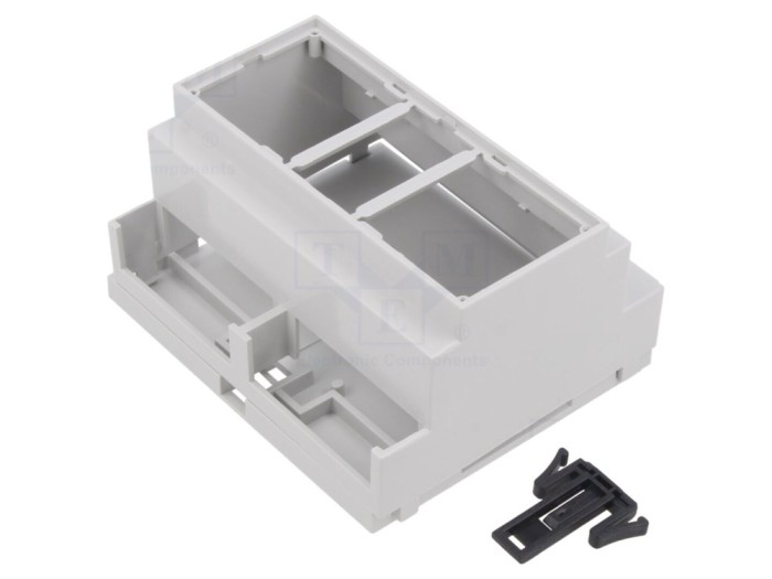 Carcasă pentru șină DIN, 6 module