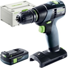 Festool TXS 18-Basic-30 - Masina de gaurit si insurubat cu 1 acumulator Li-Ion 18 V 3 Ah 40 Nm valiza speciala
