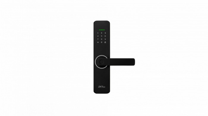 Incuietoare hoteliera WiFi, cititor de amprenta, carduri, tastatura IoT Smart Lock - ZKTeco DL-ML100