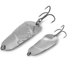Lingurita Oscilanta Delphin Stepz Stripscale 10g, Metal, Hook Nr.2 foto