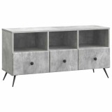 vidaXL Cabinet TV Gri Beton 102 x 34,5 x 50 cm Lemn prelucrat 895598