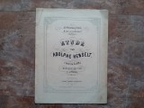Partitura veche pian - Adolphe Henselt - Si Oiseau j'etais (Etude Op. 2, No. 6), Ed. Hofmeister, 6937 (cca 1879)