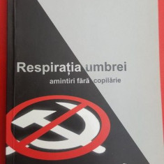 Respiratia umbrei amintiri fara copilarie- Valeriu Stancu