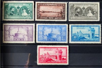 ROMANIA 1928 - 15 ani de la Unirea Dobrogei - serie MNH nestampilata LP 81 foto
