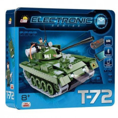 Set Constructie Cobi, Electronic, Tanc T72 cu Bluetooth (450 piese). foto