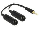 Cablu DELOCK Jack 3,5mm 3pin 0,19m Soclu x2 - Cod 65683