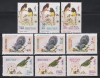 Bhutan 1968,1969 - Păsări, 3 Serii scurte, MNH, Nestampilat